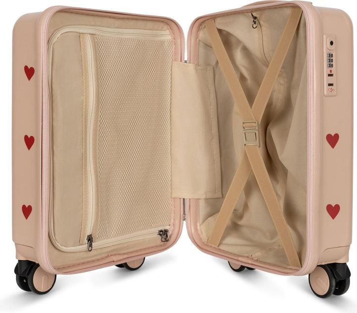 Image du produit Konges Slojd Valise à coeurs (25 l, Bagage à main (jusqu'à 50l))