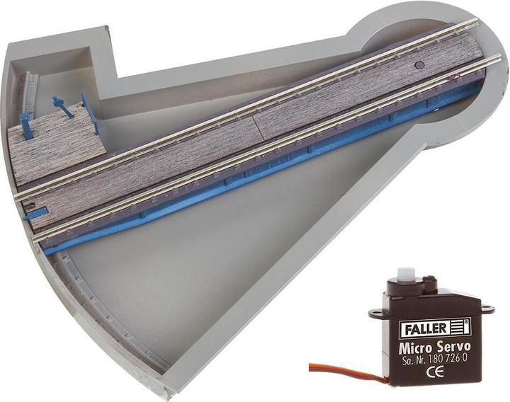 Produktbild Faller H0 Segment-Drehscheibe Gerades