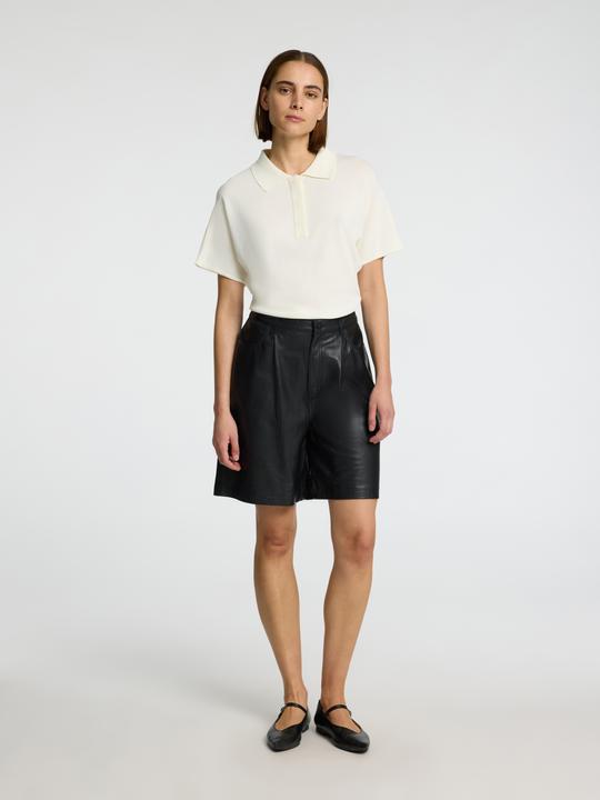 Immagine prodotto Selected Femme Pantaloncini in pelle a vita alta (38)