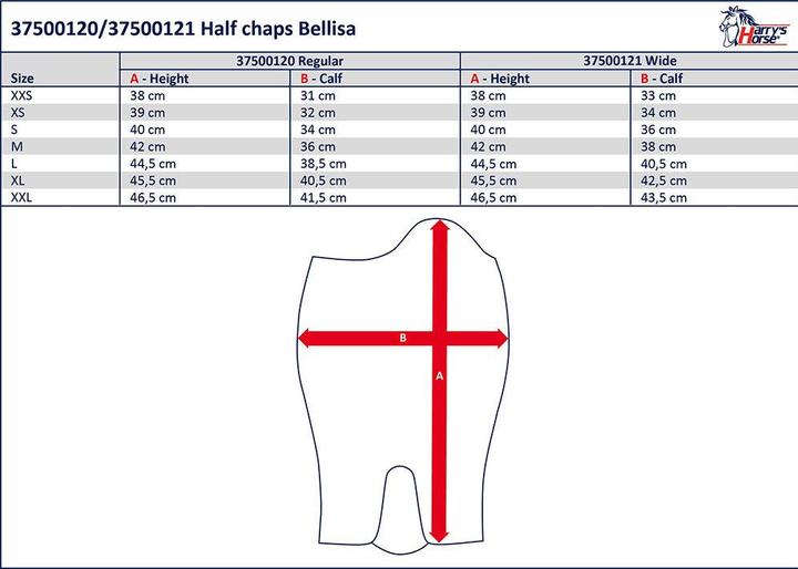 Produktbild Harry's Horse mini-chaps breite bellisa (XXL)
