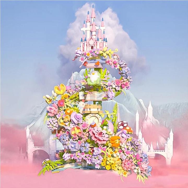 Produktbild Sembo 611072 - Fantasie Blumenschloss (3060 Teile)