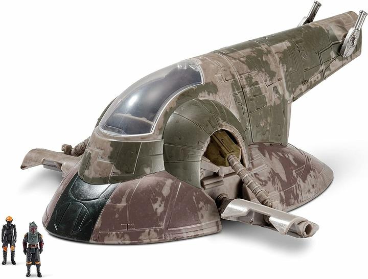Produktbild Jazwares Star Wars Deluxe Fahrzeug Boba Fett's Starship Figuren