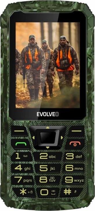 Immagine prodotto Evolveo StrongPhone Z6, 2,8" vodotěsný odolný/2xSIM/2px/micro SDHC/4000mAh/camo (2.80", 2G)