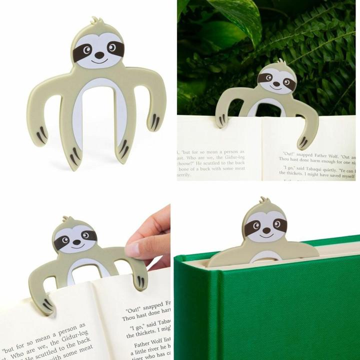 Image du produit Bookchair Jungle Bookholder Faultier | Porte-livres | Support latéral | Aide à la lecture | Version allemande
