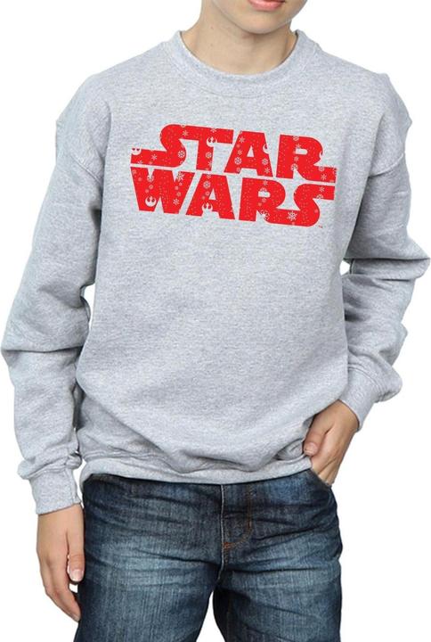 Actual product image Star Wars Boys Christmas Logo Sweatshirt (152, 158)