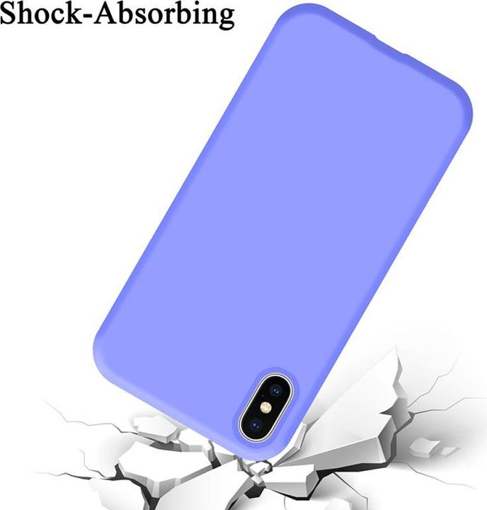 Actual product image Cadorabo TPU Liquid Silicone Case Cover (Apple iPhone X)