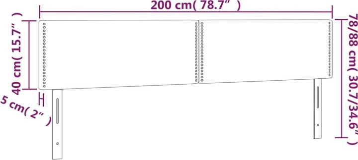 Immagine prodotto VidaXL Thorn (200 x 5 x 88 cm)