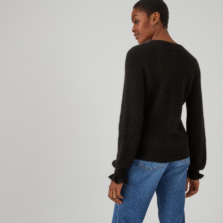 Immagine prodotto La Redoute Collections Cardigan in filato misto alpaca (S)