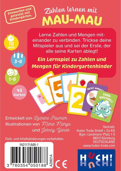 Actual product image 405018 - Learning numbers with Mau-Mau - Numbers and quantities (German)