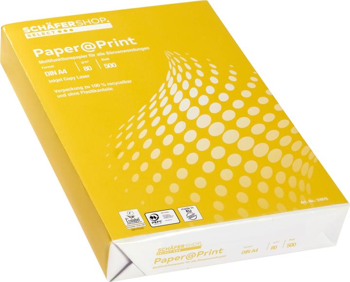 Actual product image Schäfer Shop Copy paper (80 g/m², 500 x, A4)