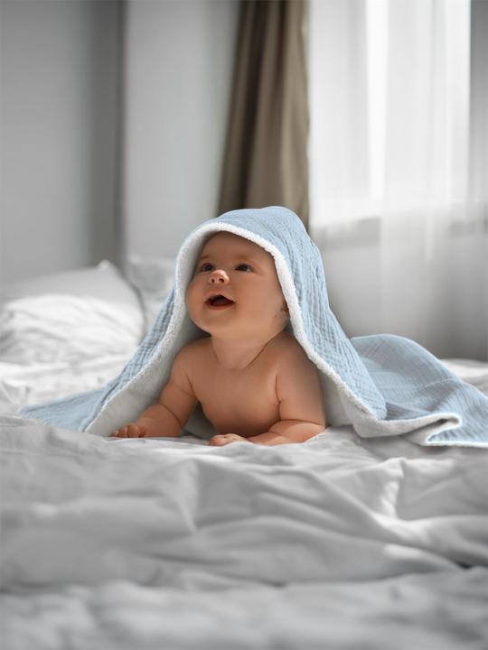 Produktbild Aspero 2x Baby Musselin Wickeltücher aus Bio-Baumwolle