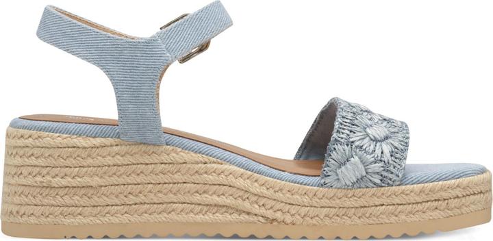 Produktbild Tamaris Sandalen Touwzool Sandalen Touwzool - Licht blauw - Maat 40 (40)