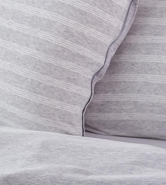 Produktbild Living Home Melange Jersey Double Face (Kopfkissenbezug, 50 x 70 cm)
