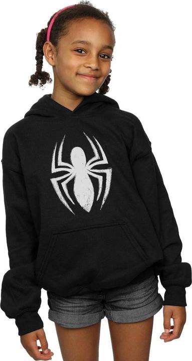 Produktbild SpiderMan Ultimate Spider Logo Kapuzenpullover Mädchen (140, 146)