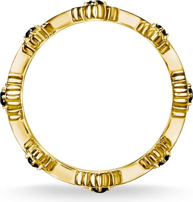 Actual product image Thomas Sabo Ring crown gold (48, 925 Silver)