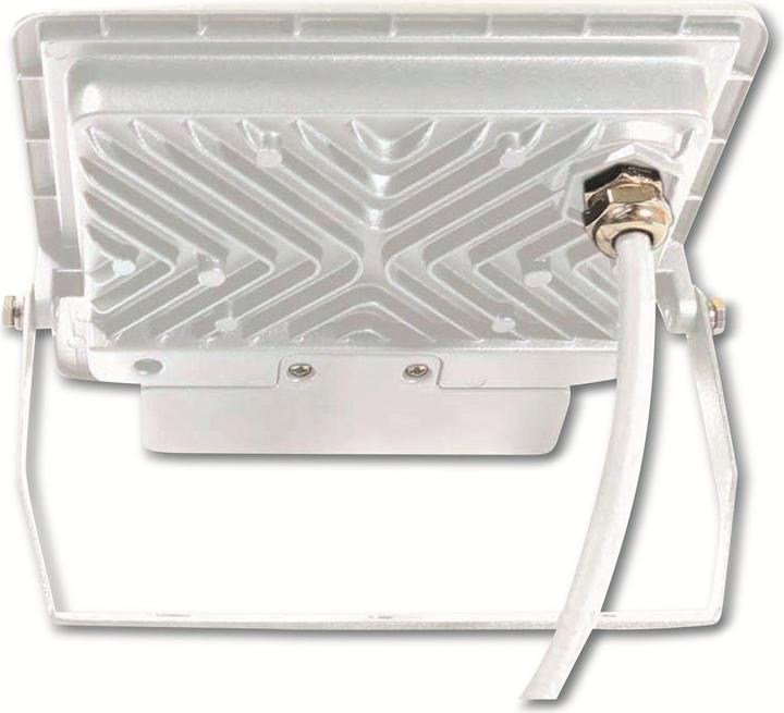 Actual product image V-TAC VT158S1 50W LED PIR Sensor Floodlight SAMSUNG Chip White Body 4000K 1M Cable (4000 lm)
