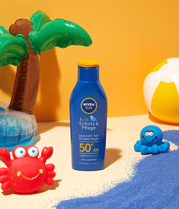 Produktbild NIVEA Sun Kids Schutz & Pflege Sonnenmilch LSF 50+ (Sonnenmilch, SPF 50+, 200 ml)
