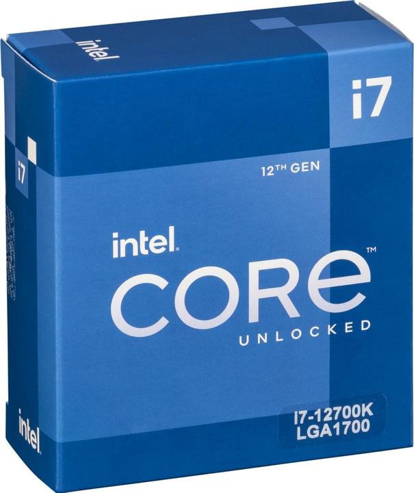 Intel Core i7-12700K (LGA 1700, 3.60 GHz, 12 -Core)