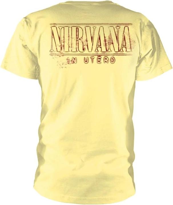 Actual product image Nirvana Mens In Utero Printed Cotton T-Shirt (M)