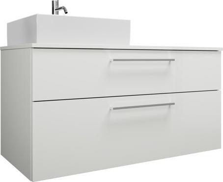 Poignée noir mat G0252, Blanc brillant / Blanc brillant