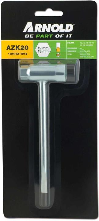 Productafbeelding Arnold Kaarsensleutel (Grasmaaier, Verticuteermachine, Grastrimmer, Kettingzaag, Gereedschap voor tuinmachines)