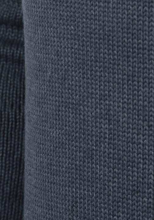 Actual product image Solid Poul Men's Cardigan Chunky Knit Jacket With Funnel Neck (M)