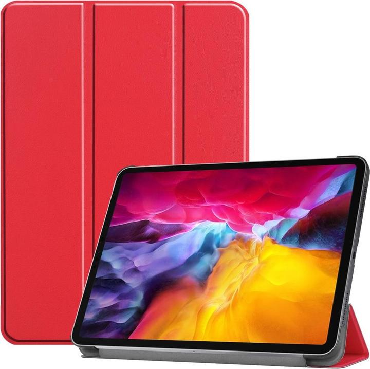 Image du produit Cover-Discount iPad Pro 11.0 2021 - Étui intelligent à trois volets rouge (iPad Pro)