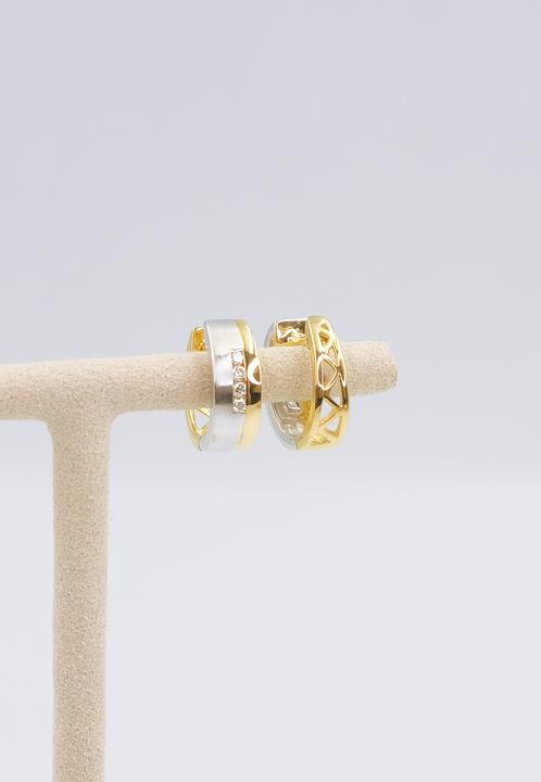 Actual product image Muau Creoles (750/18 K Gold)