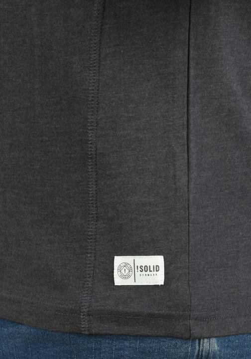 Image du produit Solid Dorian T-shirt À Manches Courtes Pour Homme Avec Col Grandad (L)