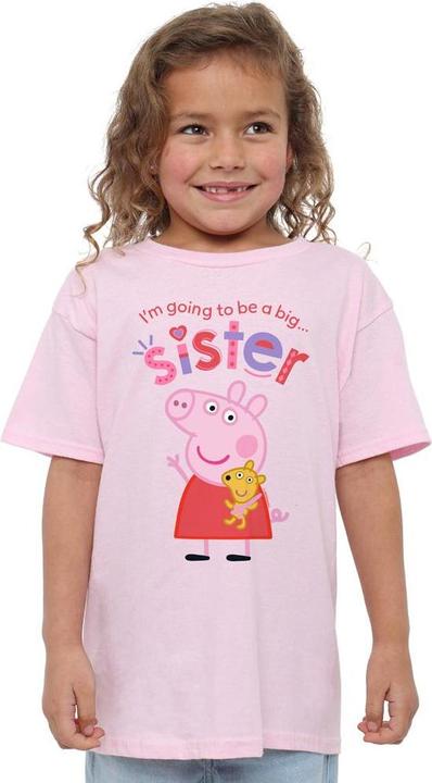 Actual product image Peppa Pig Childrens/Kids Big Sister T-Shirt (104)