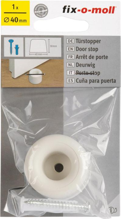 Produktbild Fix-o-moll Türstopper mit Schraube (1 Stück, Ø 4 x 3 cm)