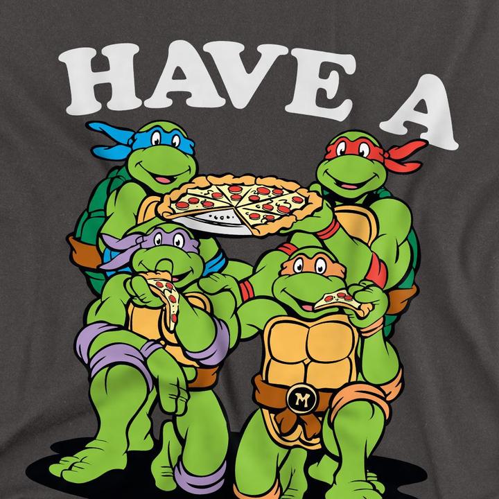 Actual product image Teenage Mutant NT Unisex Adult Have A Slice Day T-Shirt (XXL)