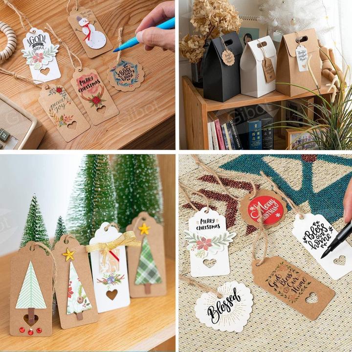 Produktbild I Am Creative Geschenk Anhänger Bastel Etiketten (Geschenkverzierung, 200 x)