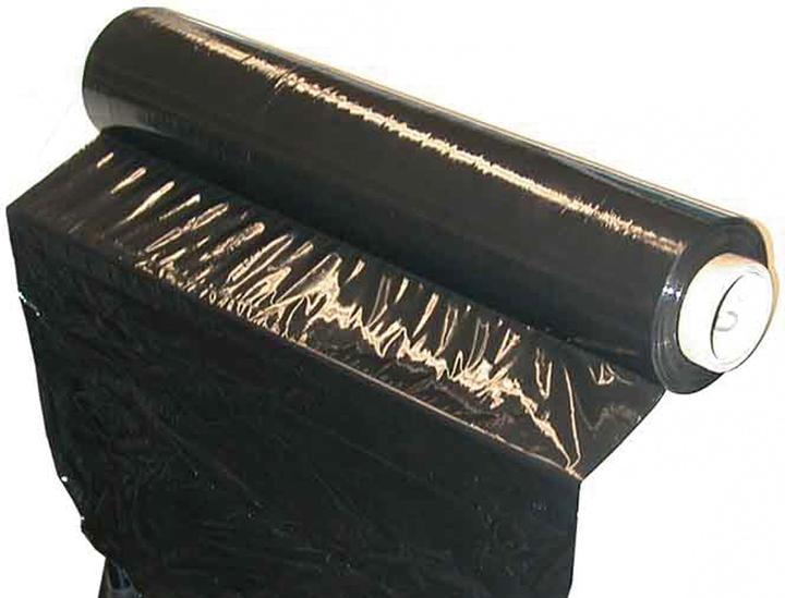 Image du produit BGS Film extensible noir 500 mm x 300 m, 23 µm (500 mm)