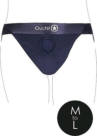 Image du produit Ouch! Vibrating Strap-on Panty Harness - Open Back - M/L