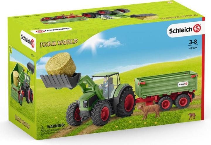 Actual product image Schleich Tractor with trailer