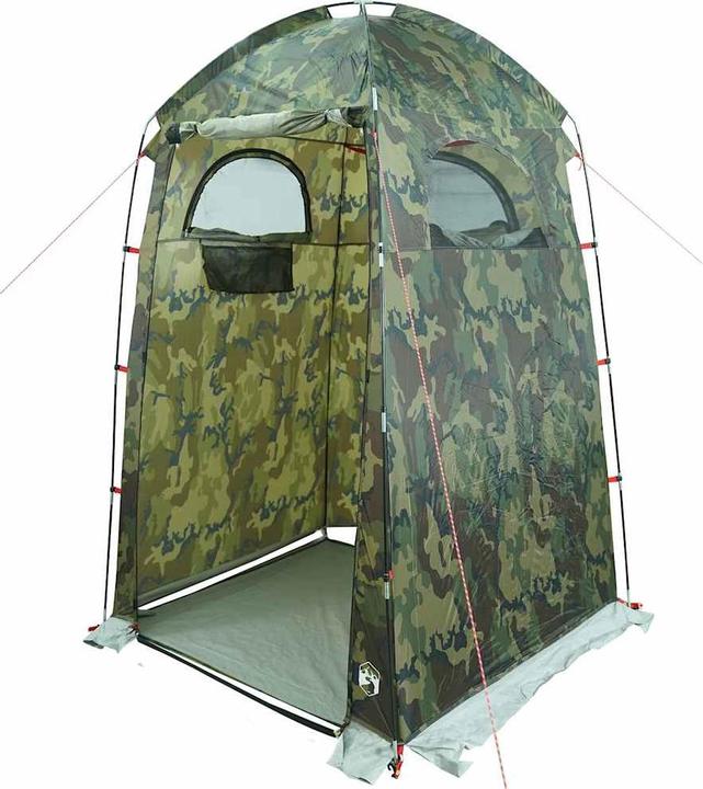 Actual product image VidaXL Shower tent camouflage waterproof (3.70 kg)