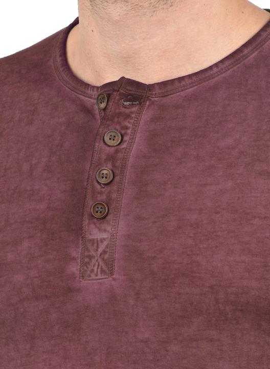 Immagine prodotto Solid Tihn T-Shirt A Maniche Corte Maglietta Da Uomo Con Collo Grandad In Cotone 100% (XL)