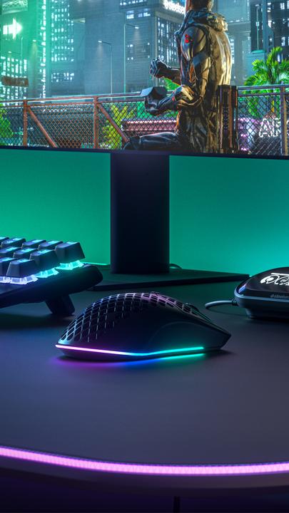 Actual product image SteelSeries Aerox 3 Wireless (2022) (Wireless)