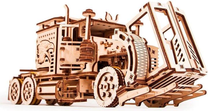 Actual product image Wood Trick Truck - articulated lorry - 3D wooden construction kit