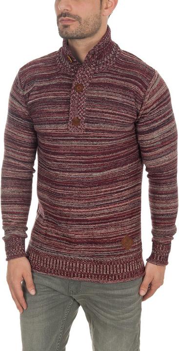 Immagine prodotto Solid Madden Maglione Con Collo Alto Pullover Troyer da Uomo Abbottonatura In Cotone 100% (M)