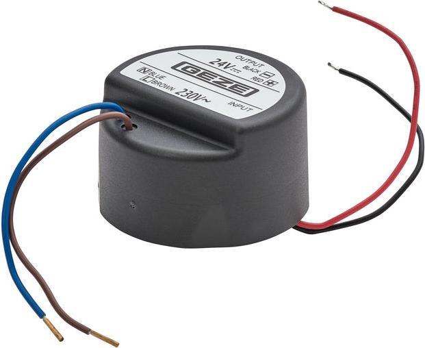 Produktbild Geze Zutrittskontrollsystem Netzteil NT 1,1 A-24 V UP schwarz Netzteil Unterputz