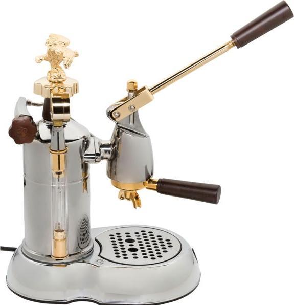 Actual product image La Pavoni LPLEXP01EU, Espresso machine Expo 2015, Chrome/or (EU plug)