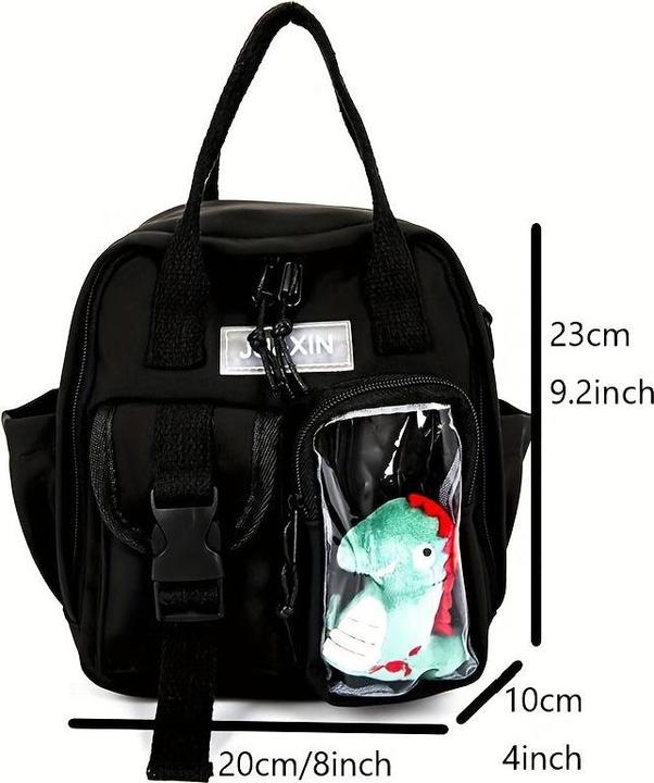Immagine prodotto Only-Bags.Store Mini zaino dinosauro carino, moda a tinta unita, zaino casual semplice e unico