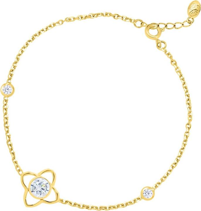 Produktbild Candy Armband Gemma, 925 Sterling Silber, vergoldet (20 cm, 925 Sterling Silber, 18k vergoldet)