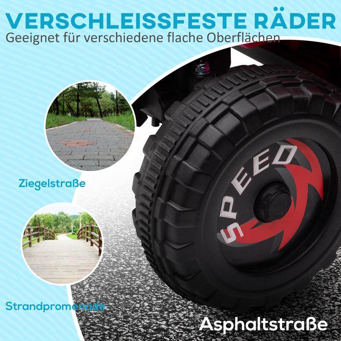 Produktbild Swisshandel24 Elektro Kinderquad, Elektroquad, Vorwärts-, Rückwärtsfunktion, 6V, 1,5-3 Jahre, 2,5 km/h, Rosa (6 V)