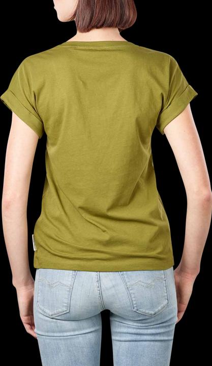 Produktbild Marc O'Polo Deep Round Neck T-Shirt Short Sleeve Fern Green (XS)