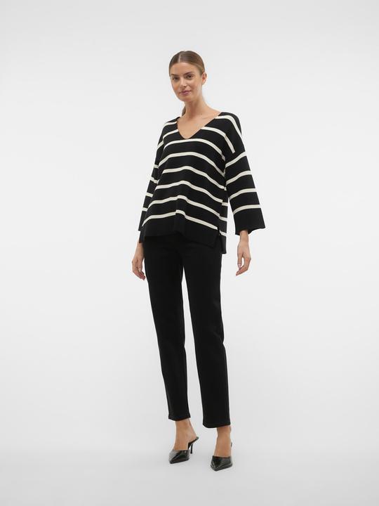 Produktbild Vero Moda V-Ausschnitt Tief angesetzte Schulter Pullover Strickpullover (M)