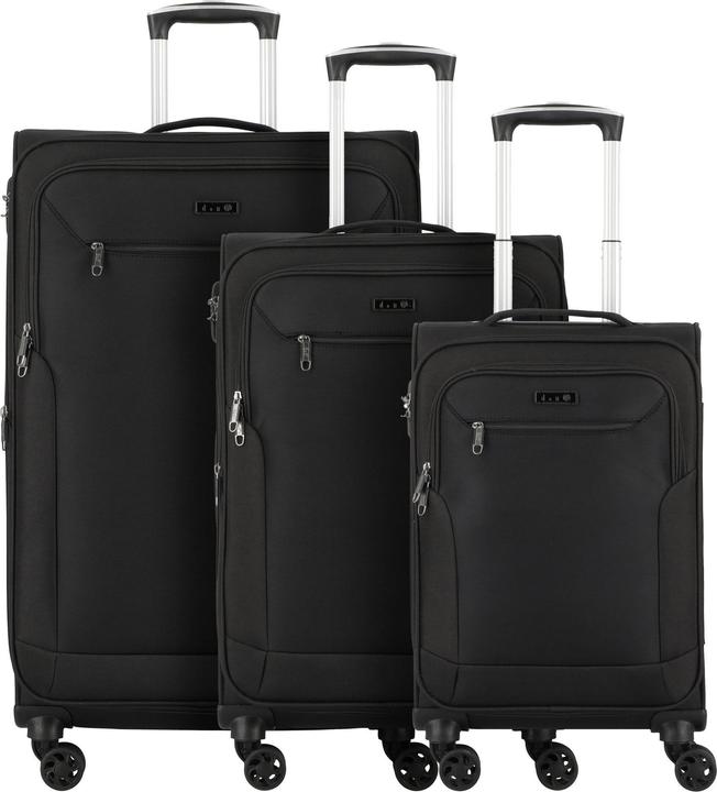 Produktbild D&N Travel Line 6804 - 3-teiliges Koffer-Set (196 l, XL (ab 115l))