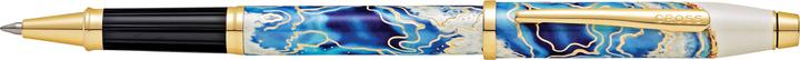Actual product image Cross Rollerball Wanderlust Malta gift box (Blue, White, 1 x)